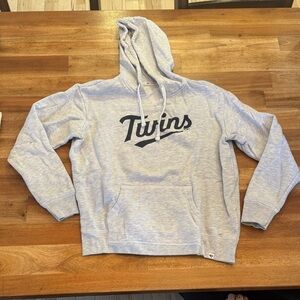 47 Brand Gray Twins Hoodie Sweater